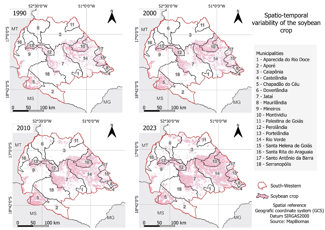 Original chart or map 3 from the soybean climate manuscript